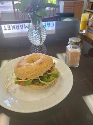 Everything Bagel at Food For Thought Market in Marathon