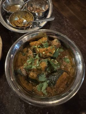 Courgette curry   at Cutting Chaii in Edinburgh