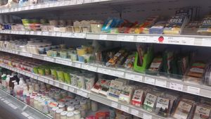 (Mostly) vegan selection at der bioladen in Zurich