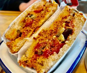 Vegan  toast at Bakkerij FUNK in Antwerpen