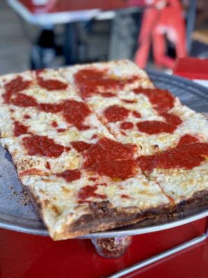 Vegan Grandma Square  at Prime Pizza in El Segundo