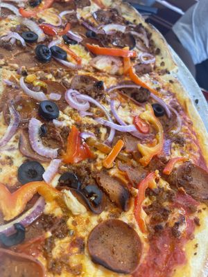 Vegan Supeme  at Prime Pizza in El Segundo