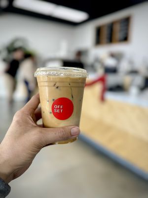 Iced Latte with Oat Milk   at Offset Coffee in El Segundo