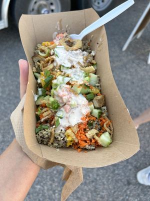 So yummy! Tofu Poke Bowl   at The Winnesota Wonder in Oak Park Heights