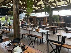 Seating   at Pomona Distillery  in Pomona