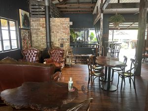 Indoor seatingg  at Pomona Distillery  in Pomona