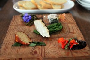 Vegan cheese board at Graze. at Graze in Vancouver