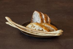 Bread Selection at Bis Osteria Italiana Contemporanea in Colle Di Val Delsa