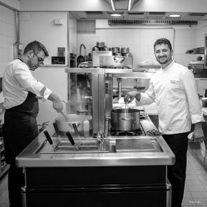 Chef Calabrese at Bis Osteria Italiana Contemporanea in Colle Di Val Delsa