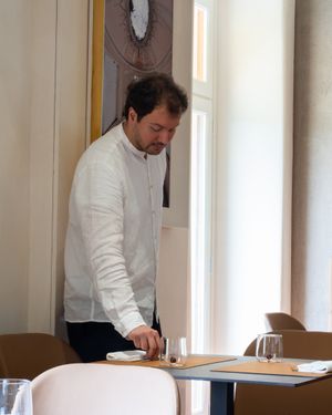 Cosimo Cucini at Bis Osteria Italiana Contemporanea in Colle Di Val Delsa