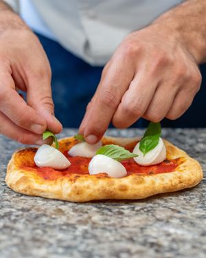 Pizza at Bis Osteria Italiana Contemporanea in Colle Di Val Delsa