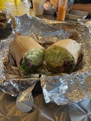 Salad wrap  at FAB MART in Okinawa