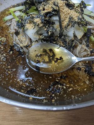 물막국수 at Park Myeong-do Bongpyeong Buckwheat Makguksu- 박명도 봉평 메밀막국수 in Seoul