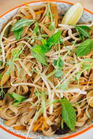 Pad Thai at the Break Bar-at The Beach House Widemouth Bay at The Break Bar in Bude