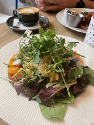Vegan Buddha bowl  at Grumpy in Budapest