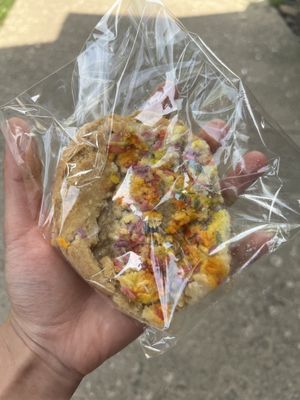 vegan birthday cookie  at October Cafe in Chicago