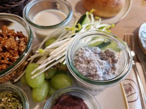 Kokos-Chia-Pudding at BrotHaus Café in Weikersheim