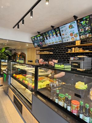 The interior at VeganLand in Bremen