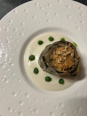 Second dish  at Alchimia Vegetale in Pontassieve