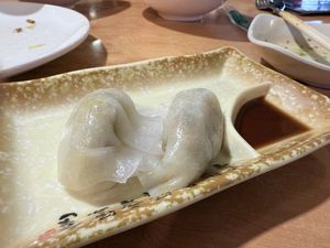 Vegetable dim summ  at Asia House in Gran Canaria