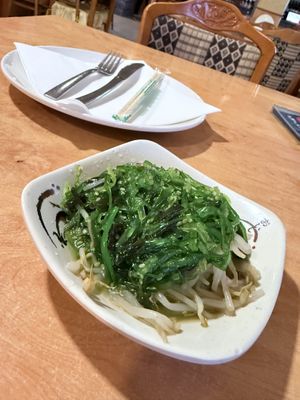 Wakame salad   at Asia House in Gran Canaria