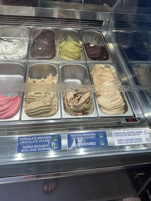   at Gelatería Boulevard in San Sebastian