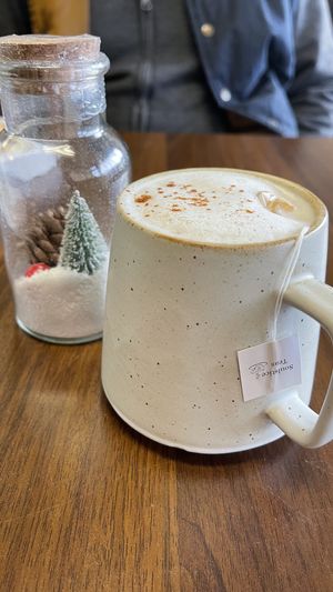Oat chai nog  at Soulstice Tea Room & Noshery in 100 Mile House