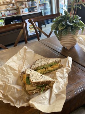 Tofu 🥑 sandwich 🥪   at APM Coffee in Boston