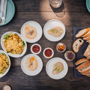 Vegan lunch on a Wine Estate.  at Vegan Tours Cape Town in Cape Town