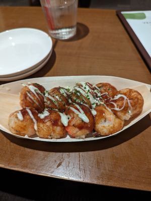 Takoyaki at Vegan and Gluten Free Osaka. - The Second Room Cafe in Osaka