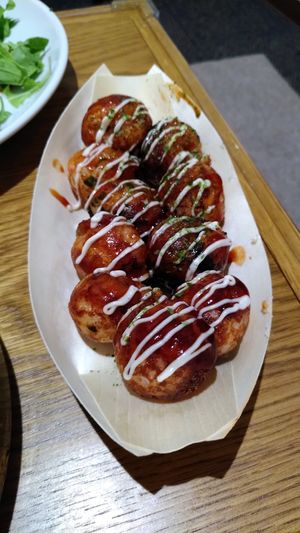 Takoyaki at Vegan and Gluten Free Osaka. - The Second Room Cafe in Osaka