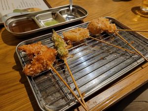 Kushikatsu at Vegan and Gluten Free Osaka. - The Second Room Cafe in Osaka