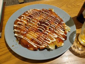Okonomiyaki at Vegan and Gluten Free Osaka. - The Second Room Cafe in Osaka