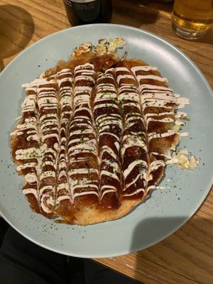 Okinomiyaki   at Vegan and Gluten Free Osaka. - The Second Room Cafe in Osaka
