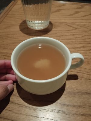 Miso soup at Vegan and Gluten Free Osaka. - The Second Room Cafe in Osaka