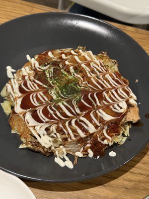 Okonomiyaki   at Vegan and Gluten Free Osaka. - The Second Room Cafe in Osaka