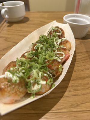 Takoyaki  at Vegan and Gluten Free Osaka. - The Second Room Cafe in Osaka