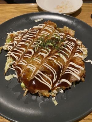 Okonomiyaki   at Vegan and Gluten Free Osaka. - The Second Room Cafe in Osaka