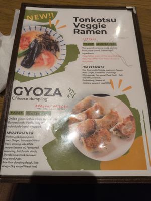 Menu at Vegan and Gluten Free Osaka. - The Second Room Cafe in Osaka