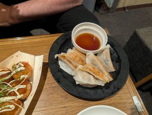 Gyoza at Vegan and Gluten Free Osaka. - The Second Room Cafe in Osaka