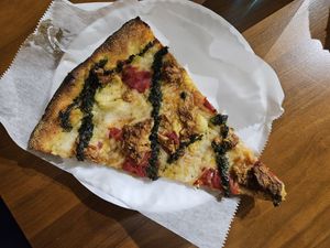 Veganita slice $5.25 at Two Boots UWS in New York City