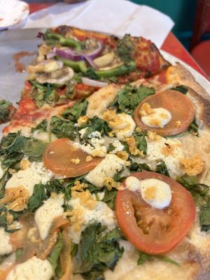 Earth mother at the back, Larry Tate at the front    at Two Boots UWS in New York City