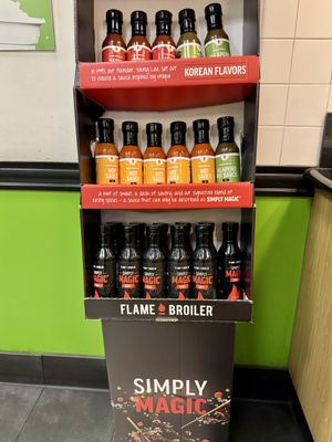 Sauces   at Flame Broiler in El Segundo