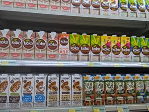 Milks at Park n Shop in Dubai