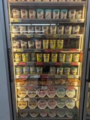 Ice cream at Park n Shop in Dubai