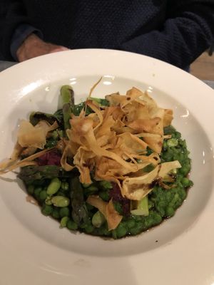 The risotto verde  at Clayton's Kitchen in Bath