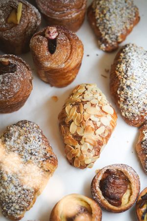 Vegan fluffy pastry at Version Coffee in Prague