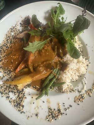 Yellow curry (a special)  at Planttrekkerij  in Antwerpen