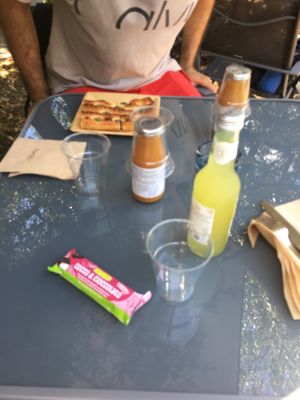 Various vegan products  at Chiosco del Sole Volastra in Riomaggiore