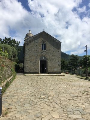 Church in Volastra  at Chiosco del Sole Volastra in Riomaggiore